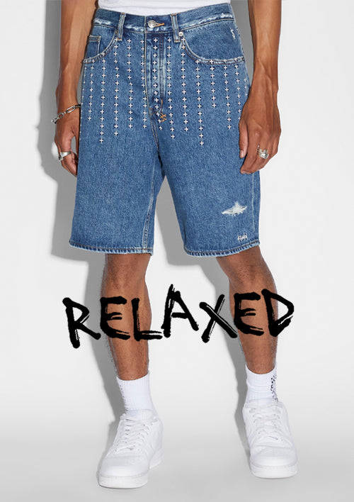 Mens Denim Anti K Shorts