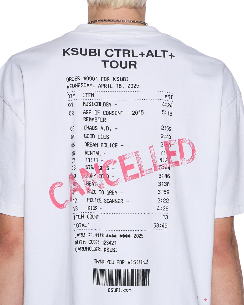 MENS FORCE QUIT SS HALEN TEE OFF WHITE TEES