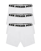 ROYALTY BOXER BRIEF 3 PACK WHITE UNDERWEAR