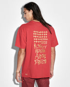Mens Ksubi 23 Biggie Ss Tee Red Oversized Tees - Red