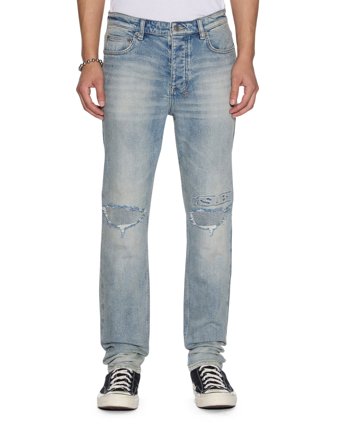 Mens Chitch Astral Intruder Slim Denim Jeans - Denim