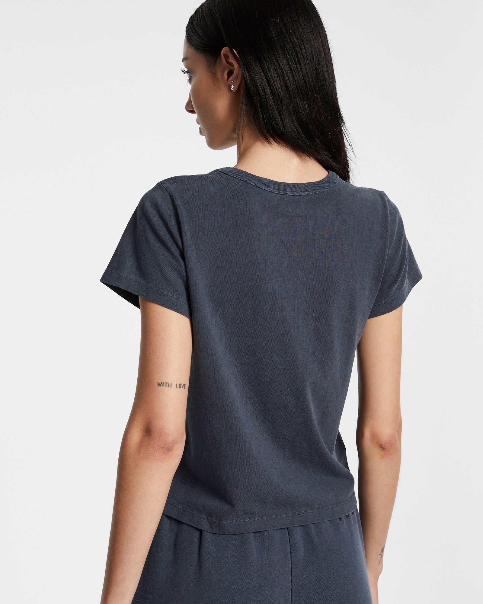 3 X 4 MINI SS TEE NAVY