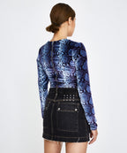 WOMENS PONTY MYTHON LS TOP SNAKE FASHION TOPS