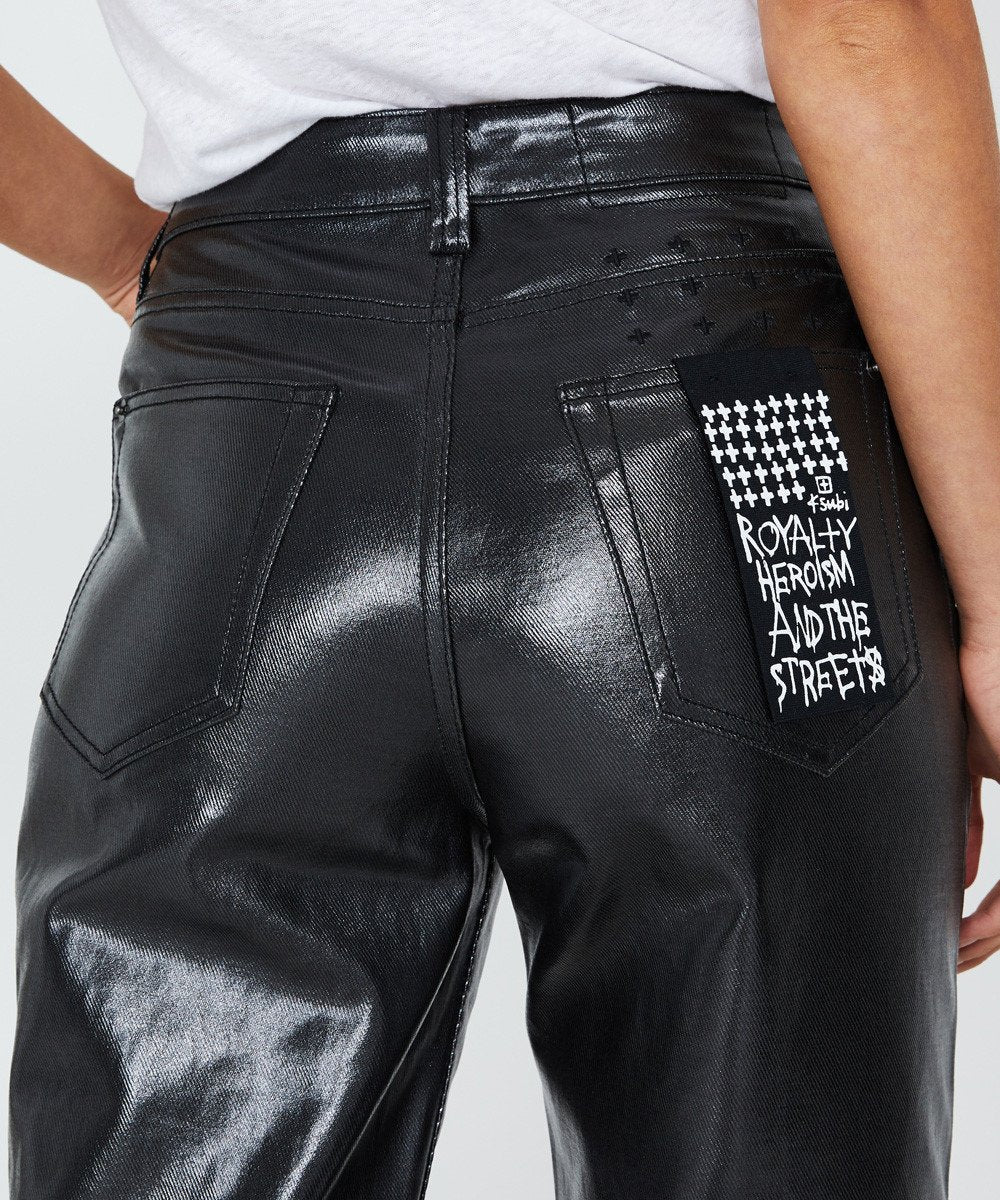 WOMENS  POINTER JEAN METAL RELAXED TAPERED DENIM JEANS