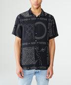 Mens Super Nature Ss Shirt Black Shirts - Black