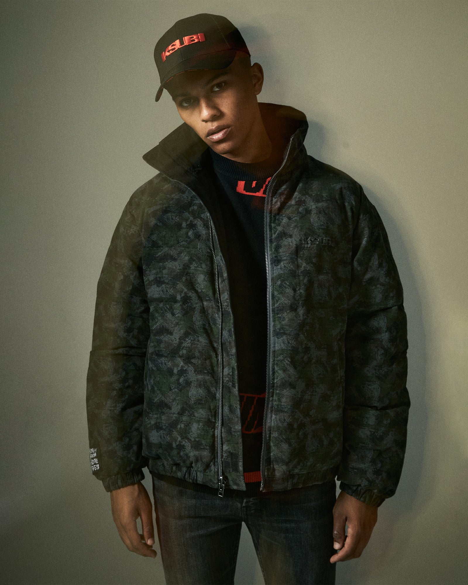 AMNESIA REVERSIBLE PUFFER JACKET CAMO