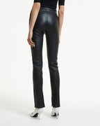 Womens Luna Leather Pant Black Pants - Black