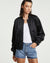 WOMENS  LOFI BOMBER BLACK REGULAR JACKETS