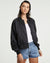 WOMENS  LOFI BOMBER BLACK REGULAR JACKETS