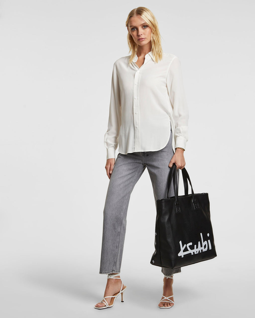 WOMENS XZIBIT SHIRT WHITE SHIRTS