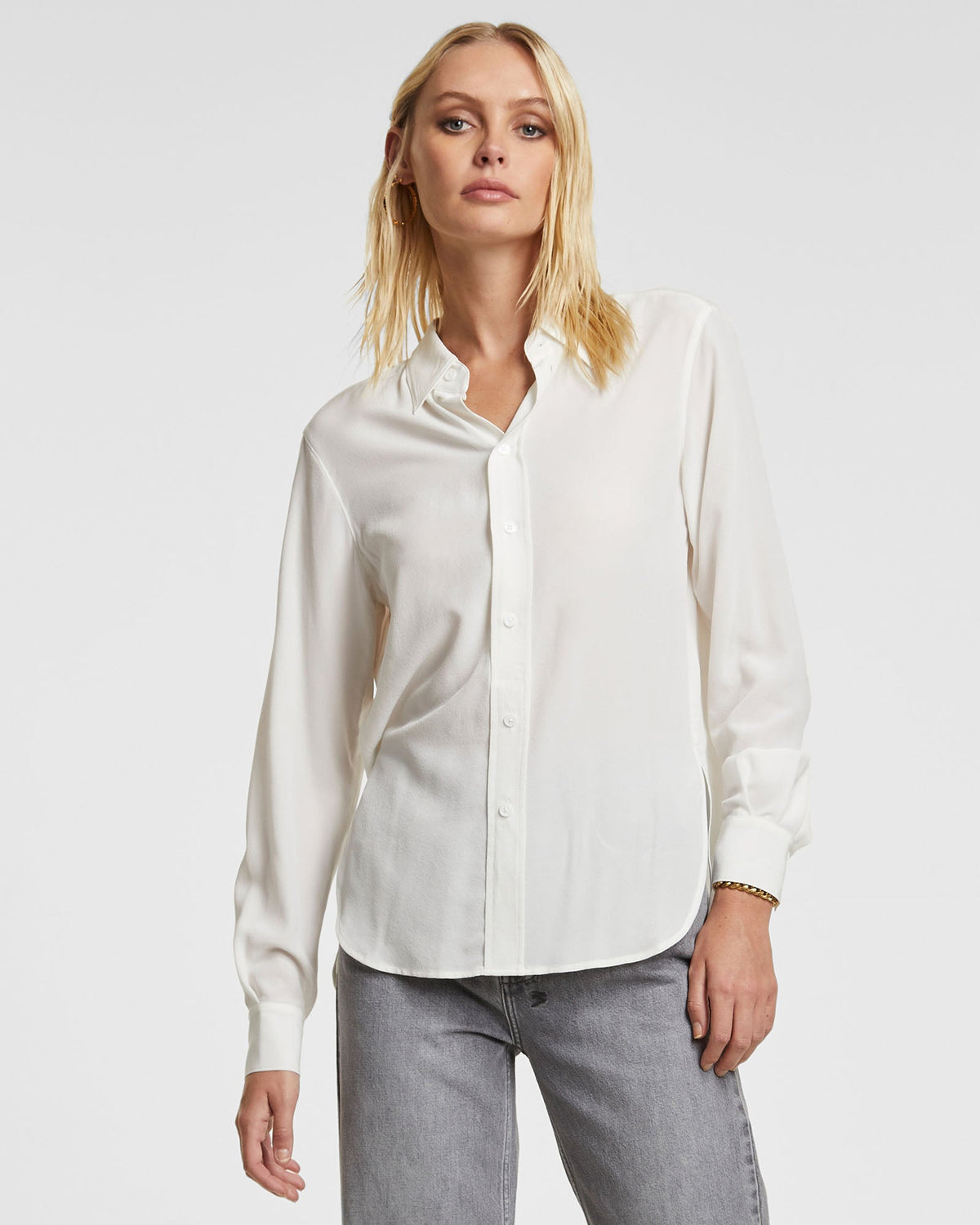 WOMENS XZIBIT SHIRT WHITE SHIRTS