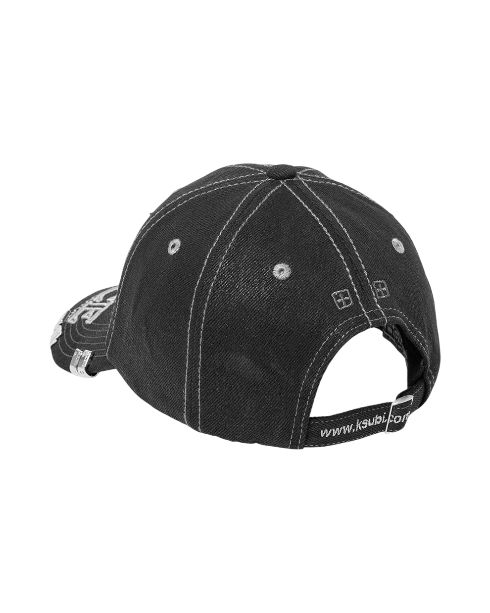  KSUBI X ALICE HOLLYWOOD ATELIER CAP BLACK WAX HEADWEAR
