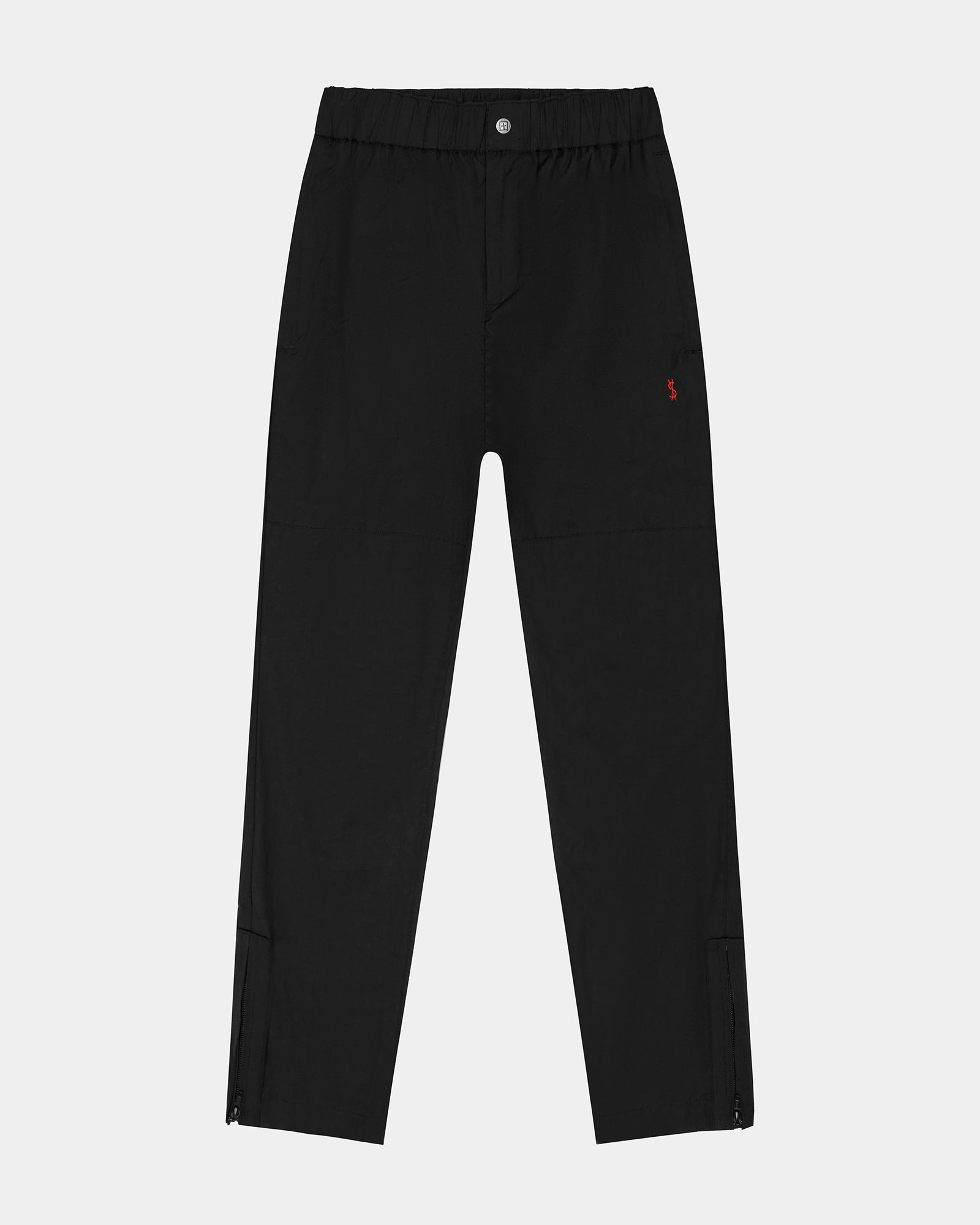 MENS  AXIOM PANT BLACK RED RELAXED TAPERED PANTS