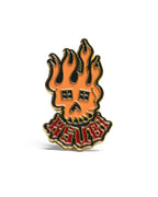 Flaming Skull Pin Gifting - Multi Colour