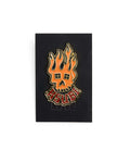 FLAMING SKULL PIN