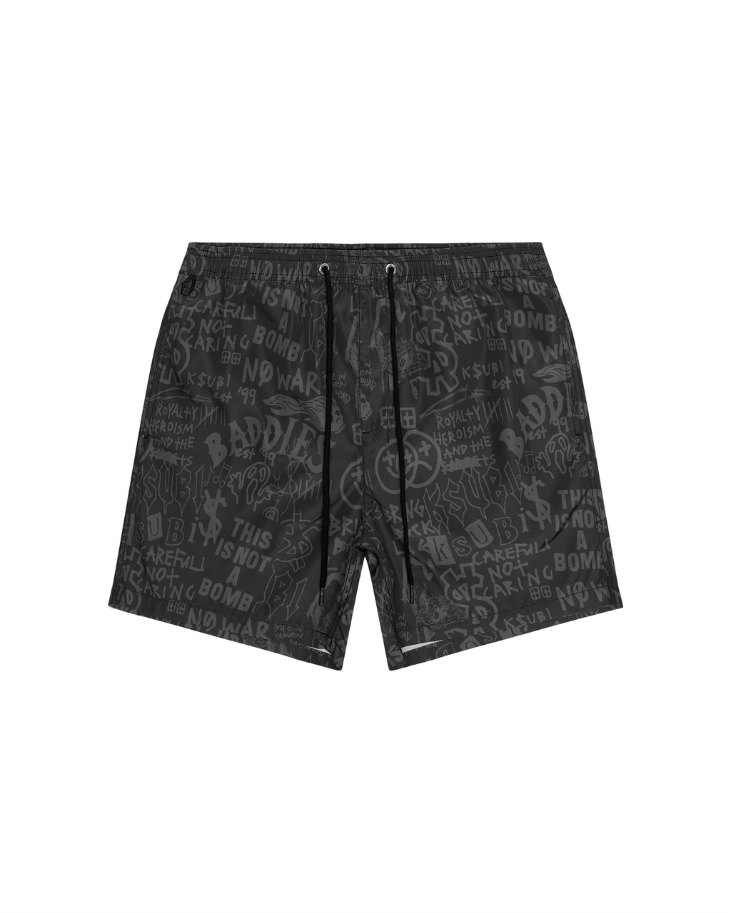 MENS BADDIES BOARDSHORT BLACK WALKSHORTS