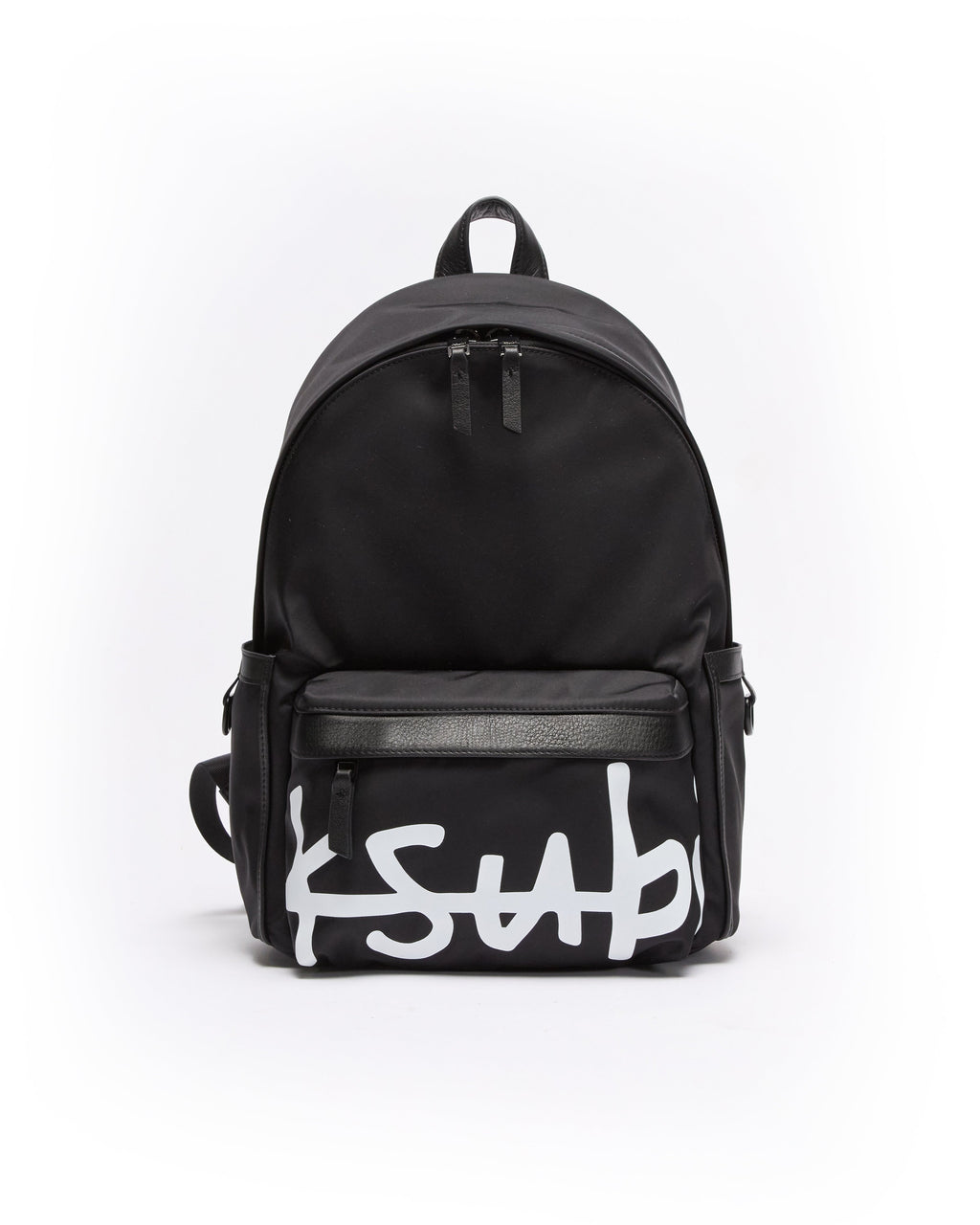 1999 NYLON LEATHER BACKPACK BLACK BAGS