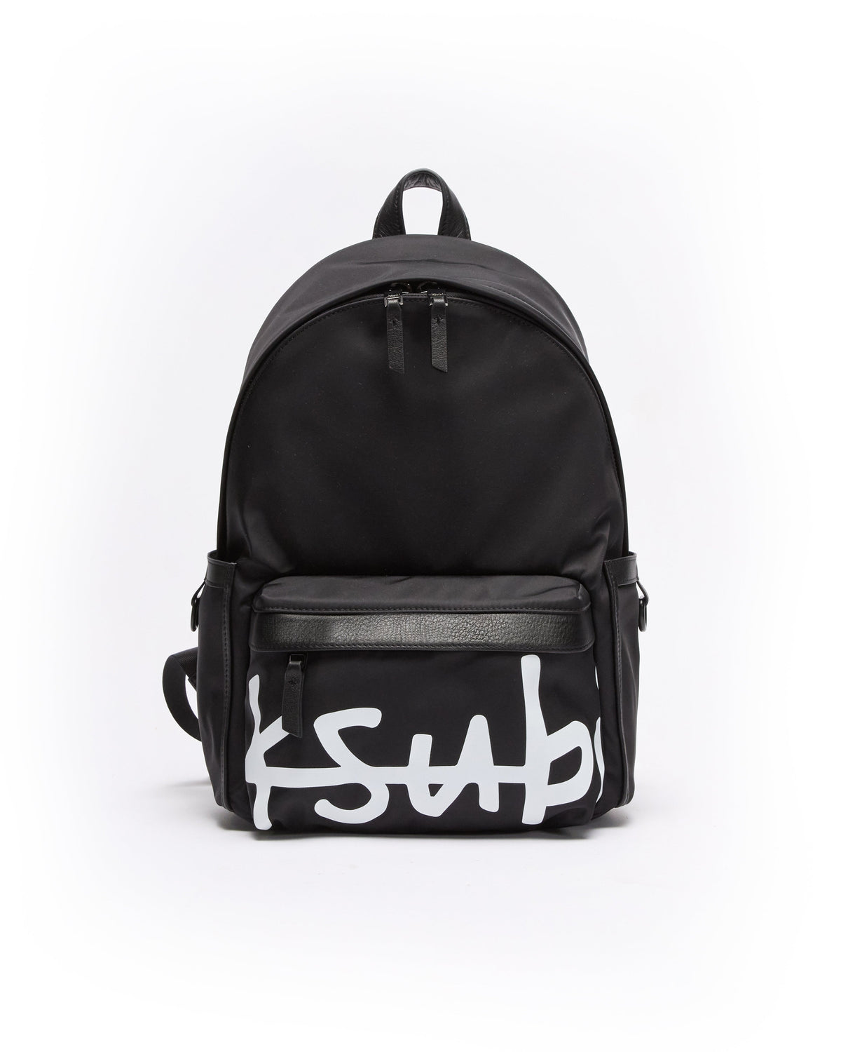 1999 NYLON LEATHER BACKPACK BLACK BAGS