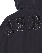 MENS BOMBER JACKET STUD BLACK JACKETS