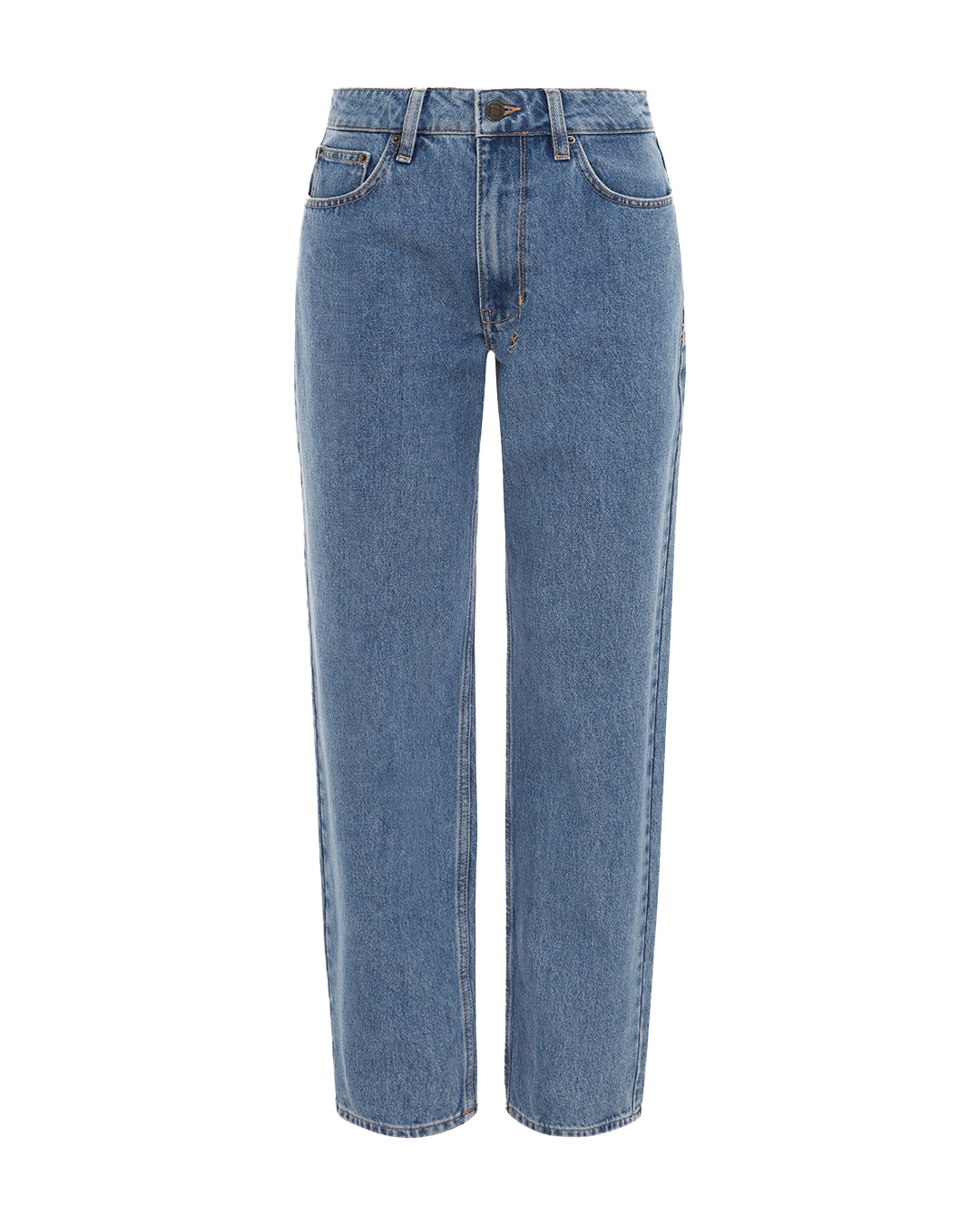 Womens Brooklyn Heritage Straight Denim Jeans - Denim