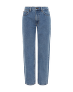 Womens Brooklyn Heritage Straight Denim Jeans - Denim