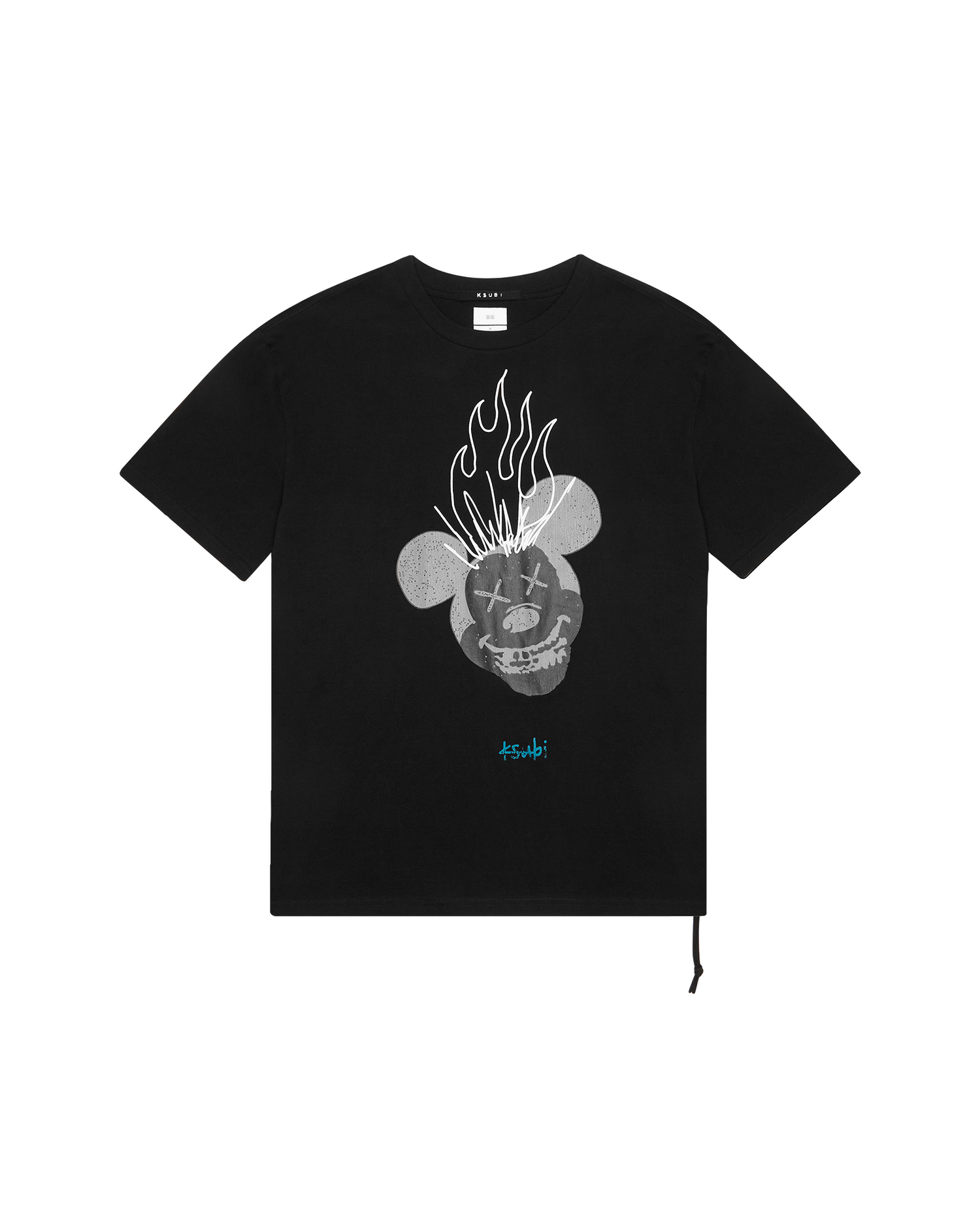 BURN BIGGIE SS TEE JET BLACK