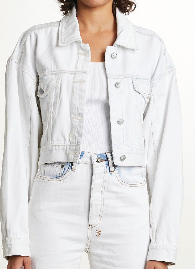 Womens Billie Jacket Blanc Oversized Jackets - White