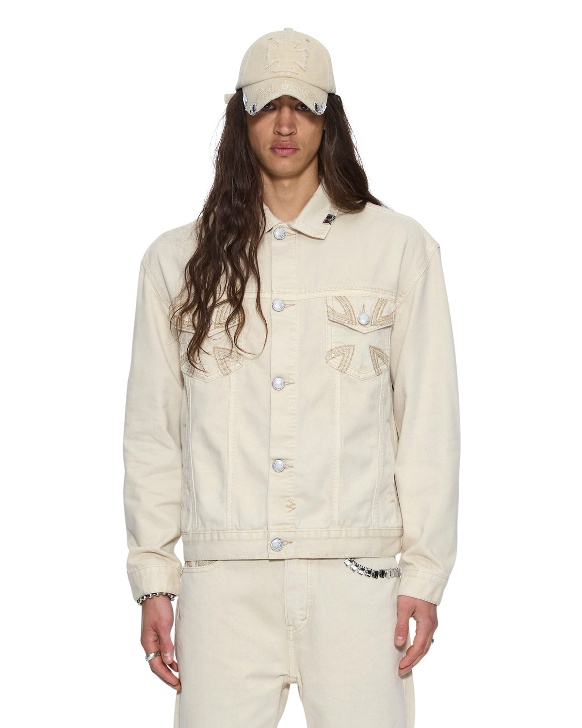 KSUBI X ALICE HOLLYWOOD OH G JACKET IVORY