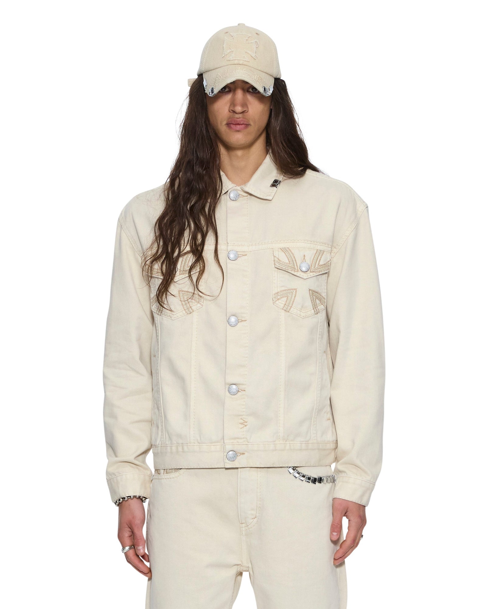 MENS KSUBI X ALICE HOLLYWOOD OH G JACKET IVORY REGULAR JACKETS
