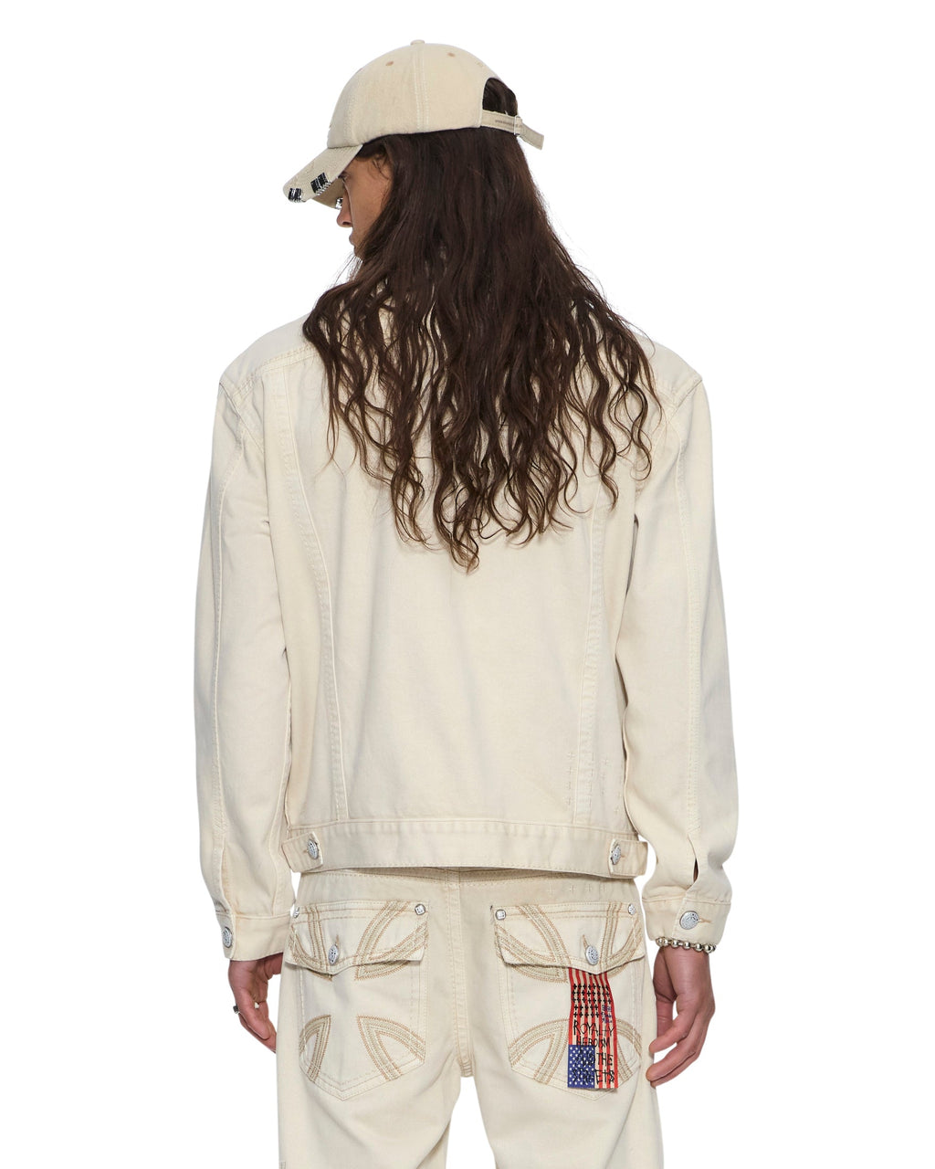 MENS KSUBI X ALICE HOLLYWOOD OH G JACKET IVORY JACKETS