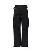 MENS MAXX FUGITIVE CARGO WORN BLACK PANTS