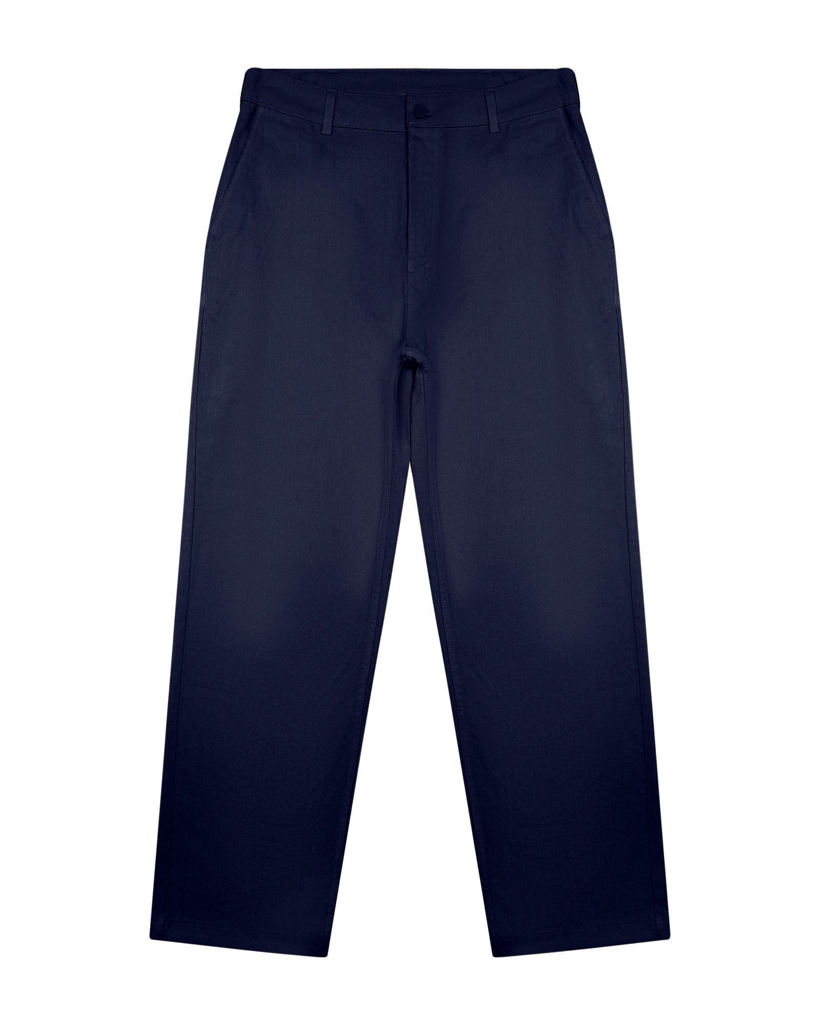 MENS  RIVAL CHINO TROUSER NAVY STRAIGHT PANTS