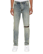 Mens Chitch Stage Dive Caged Slim Denim Jeans - Denim