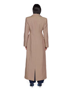 WOMENS STANCE TAILORED COAT TAN JACKETS