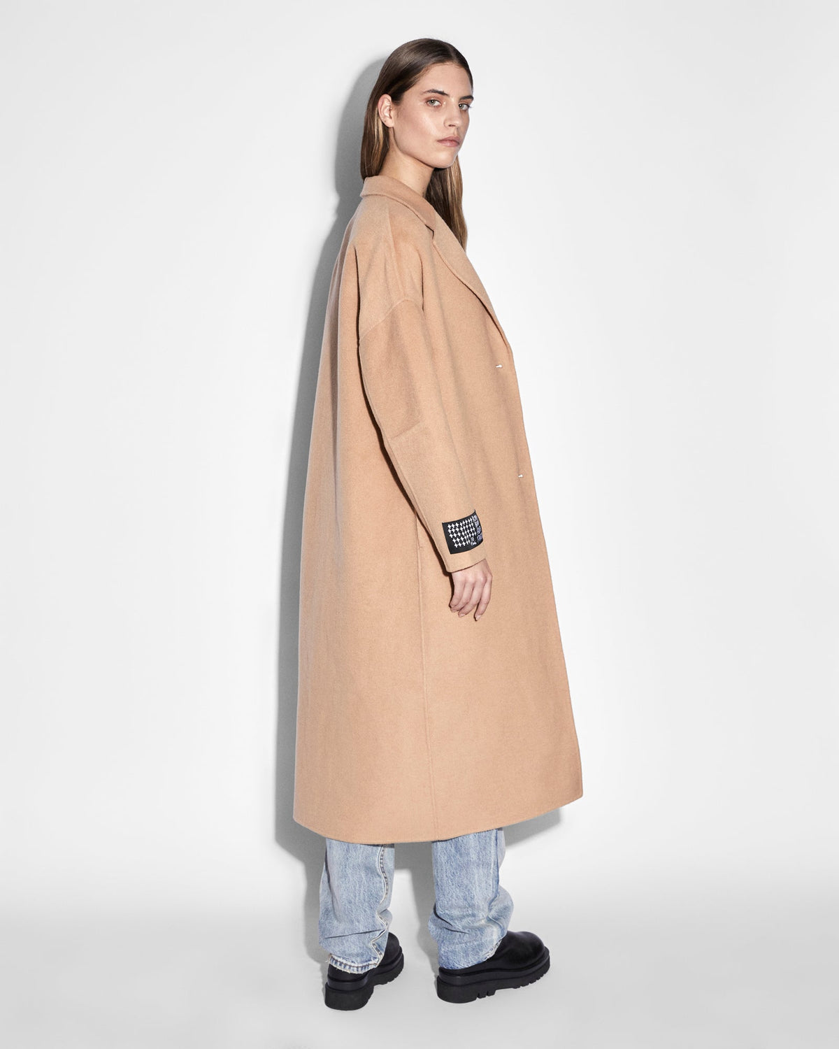 WOMENS KAMILLE COAT LATTE JACKETS