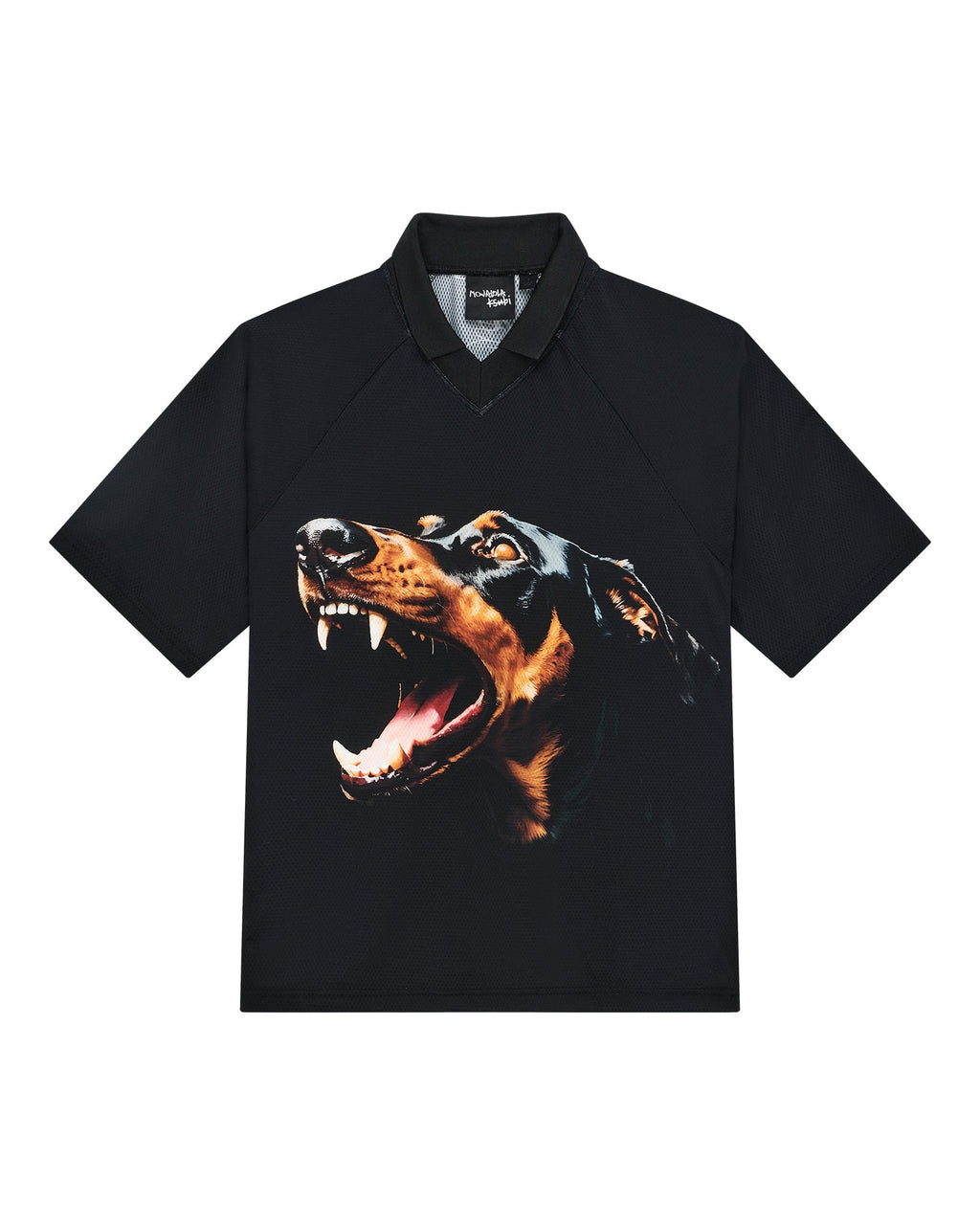 WOMENS MOWALOLA DOBERMAN JERSEY BLACK FASHION TOPS