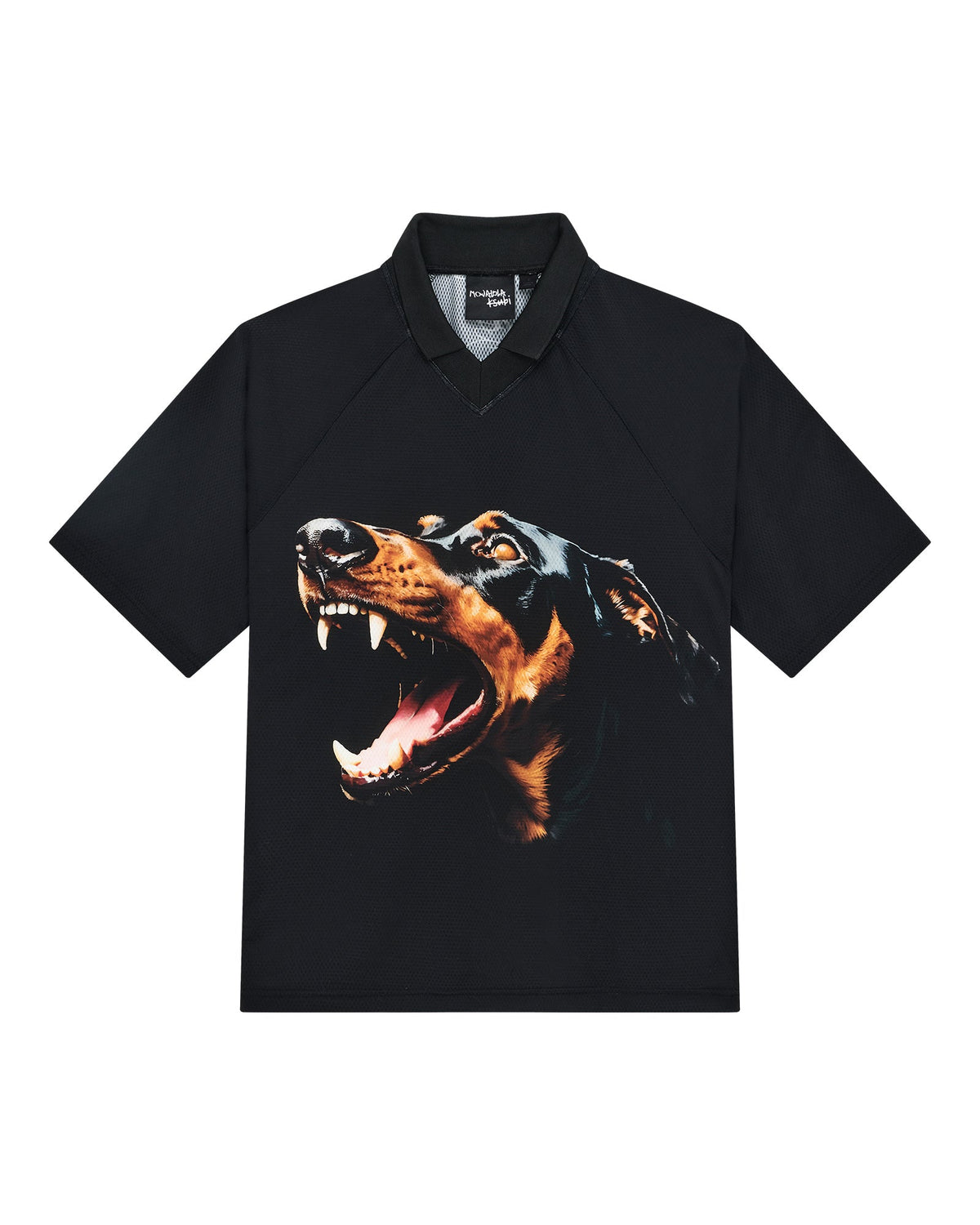 WOMENS MOWALOLA DOBERMAN JERSEY BLACK FASHION TOPS