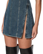 Womens Avenue Dress Sandstorm Fitted Dresses - Denim