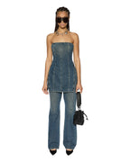 Womens Avenue Dress Sandstorm Fitted Dresses - Denim