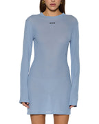 WOMENS CRAWFORD LS DRESS ICE BLUE DRESSES