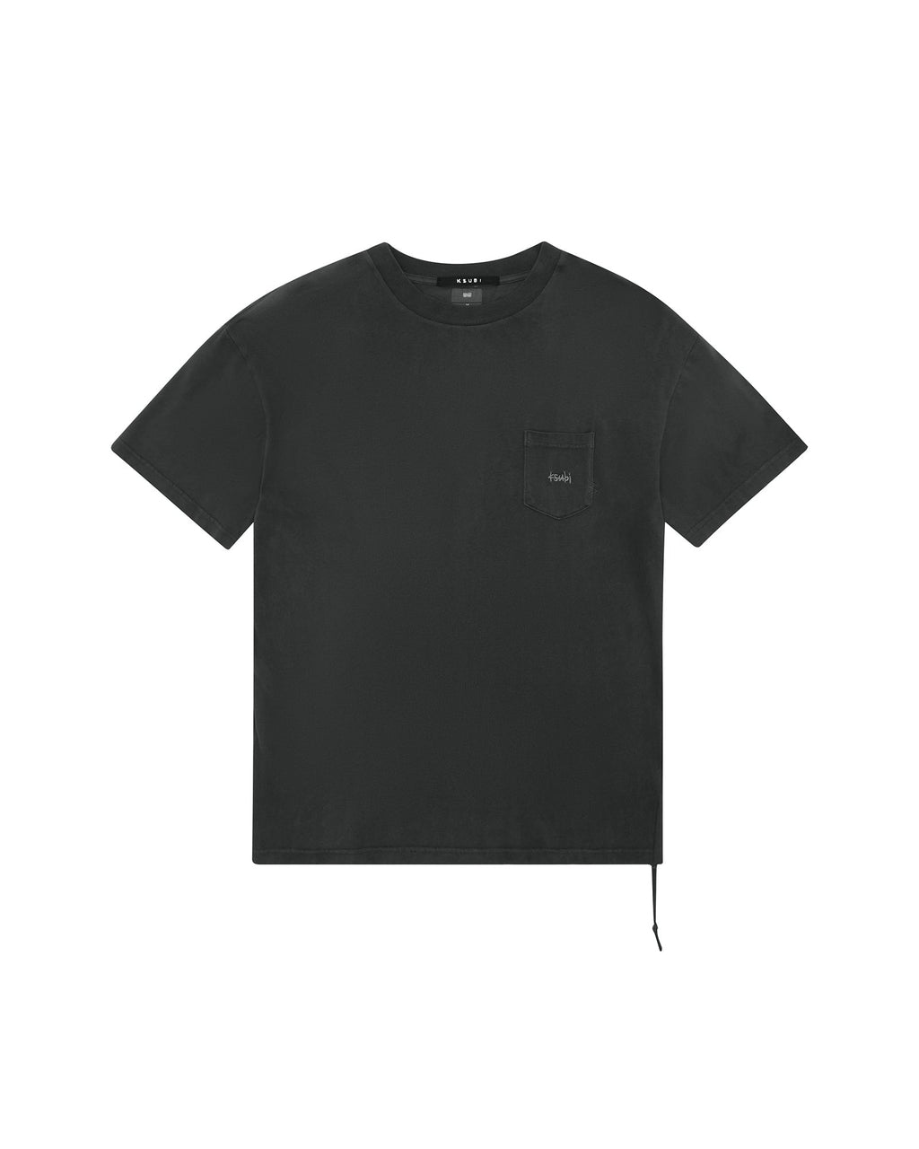 Mens Est Pocket Ss Tee Old Black Regular Tees - Black