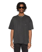 Mens Est Pocket Ss Tee Old Black Regular Tees - Black