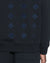 MENS  4X4 PAISE BIGGIE HOODIE COBALT BLACK REGULAR FLEECE