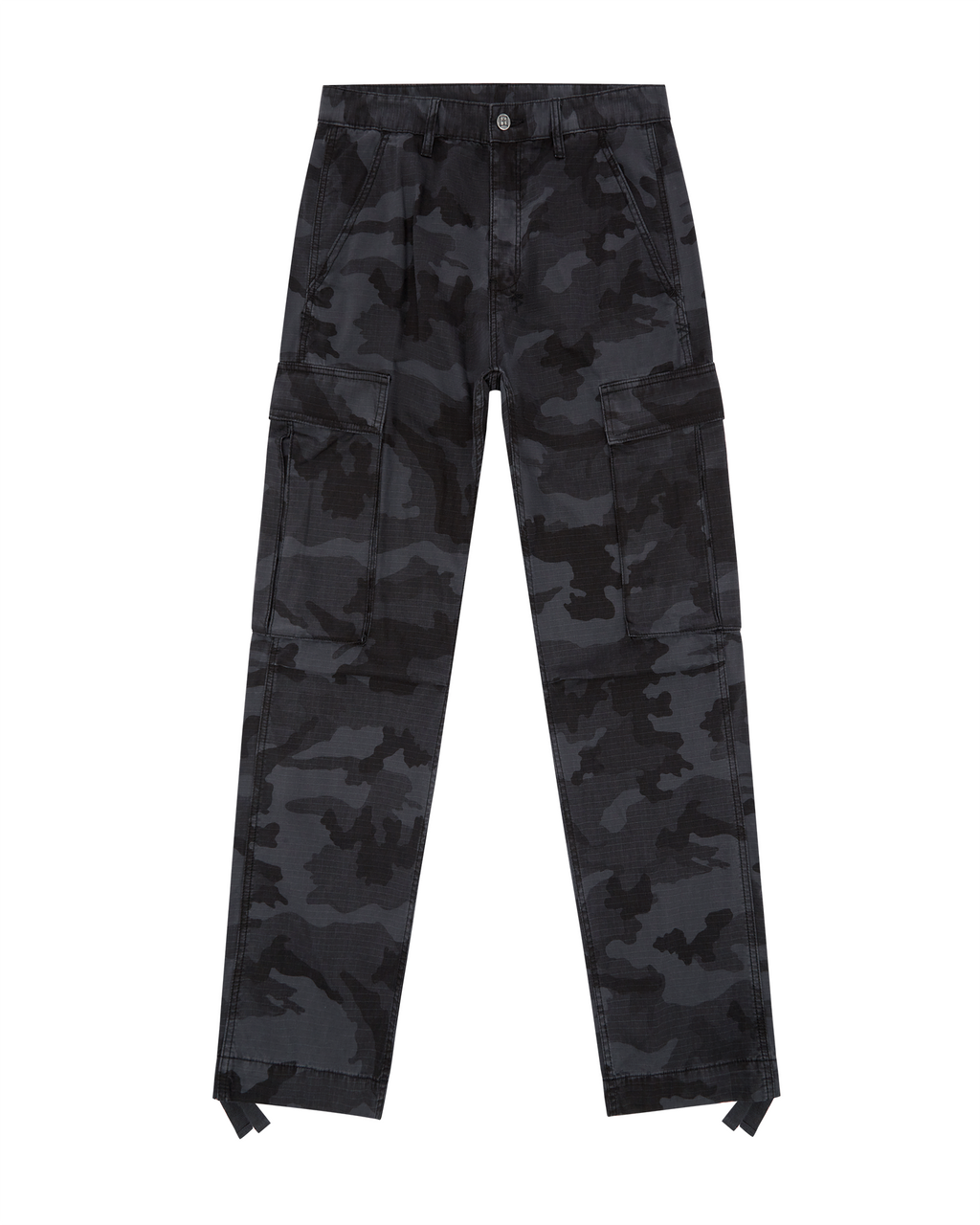 MENS FUGITIVE CARGO BLACK CAMO PANTS
