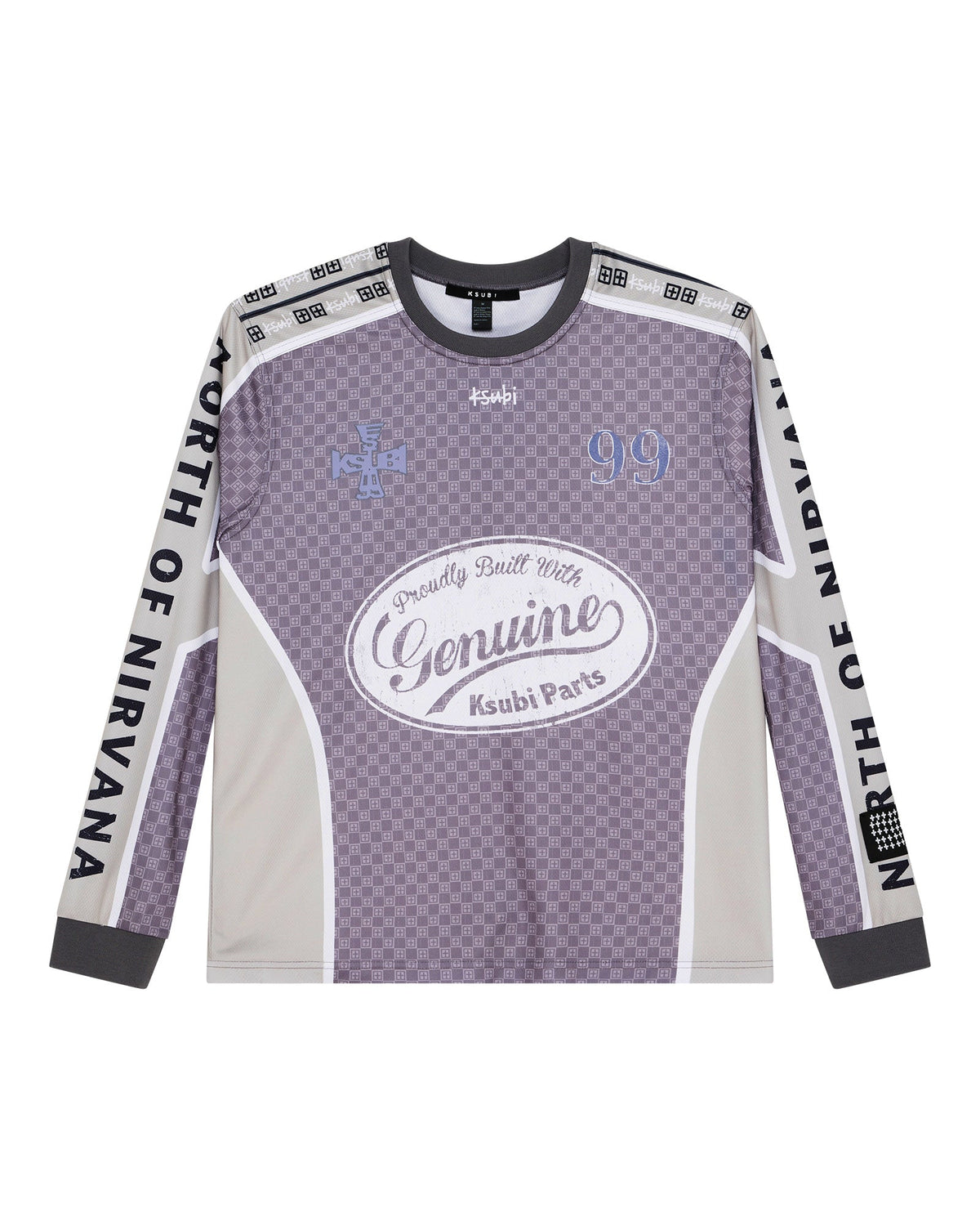 MENS GARAGE LS MOTO JERSEY MOSS BLACK SHIRTS
