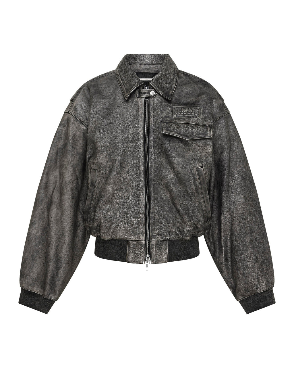 WOMENS HIGHWAY BOMBER VINTAGE BLACK JACKETS