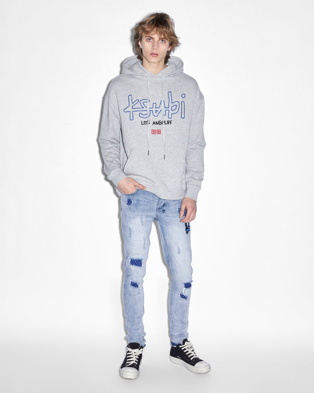Mens Van Winkle La Trashed Dreams Skinny Denim Jeans - Denim