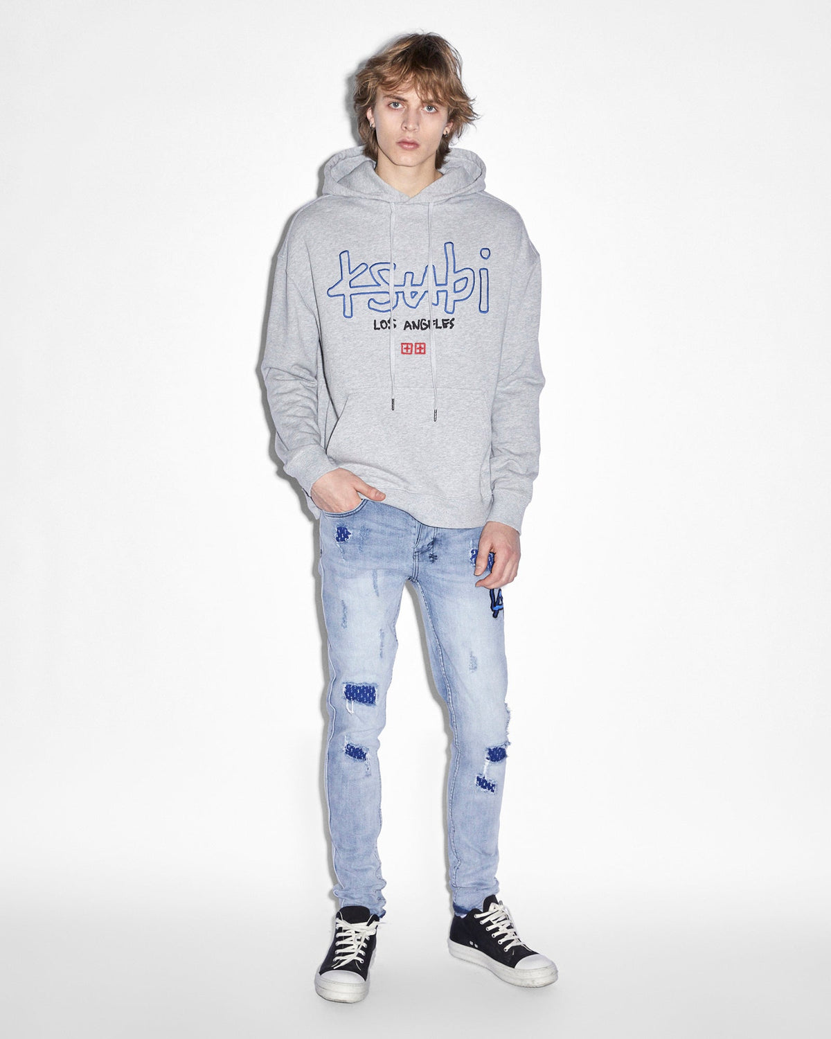 Mens Van Winkle La Trashed Dreams Skinny Denim Jeans - Denim