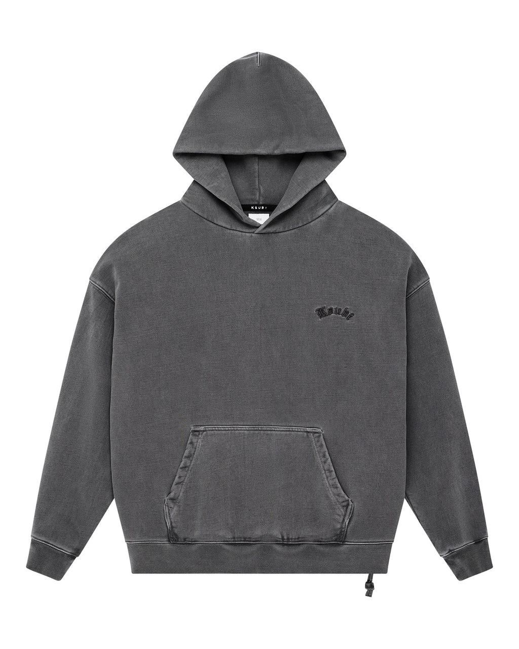MENS THORNED EKCESS HOODIE CHARCOAL FLEECE