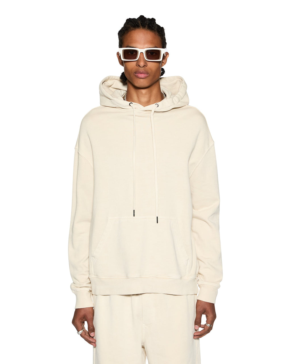 MENS 4 X 4 BIGGIE HOODIE DESERT FLEECE